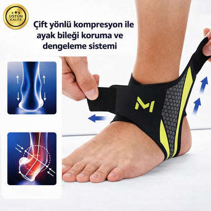 getFleximo™ | Profesyonel Kompresyonel Ayak Bileği Destek Bandı